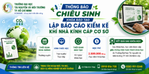Lớp Đào tạo lập báo cáo kiểm kê khí nhà kính cấp cơ sở