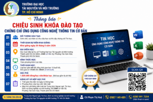 Khoá đào tạo chứng chỉ Ứng dụng Công nghệ thông tin cơ bản
